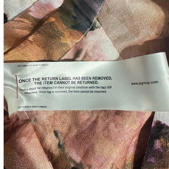 Kay Unger Lani Midi Dress Women's 0 Pink Floral A-Line Sleeveless NWT - Picture 11 of 13